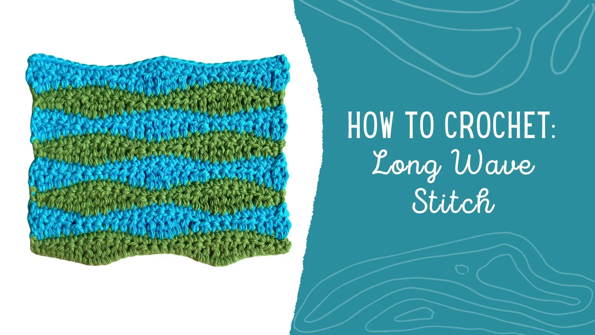 How to Crochet the Long Wave Stitch — Pops de Milk - Fun and Nerdy